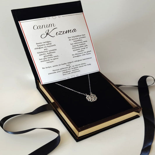 “Canım Kızıma” Yonca Kolye
